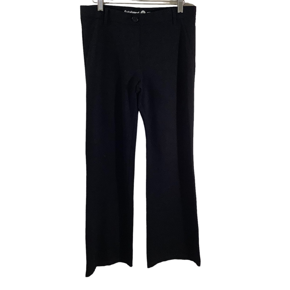 Betabrand Black Boot Cut Pants